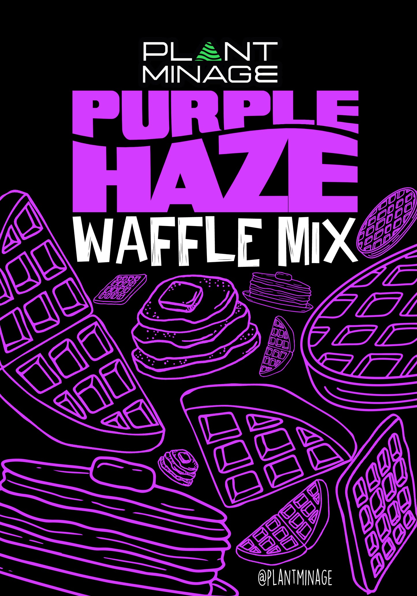 Purple Haze Waffle Mix